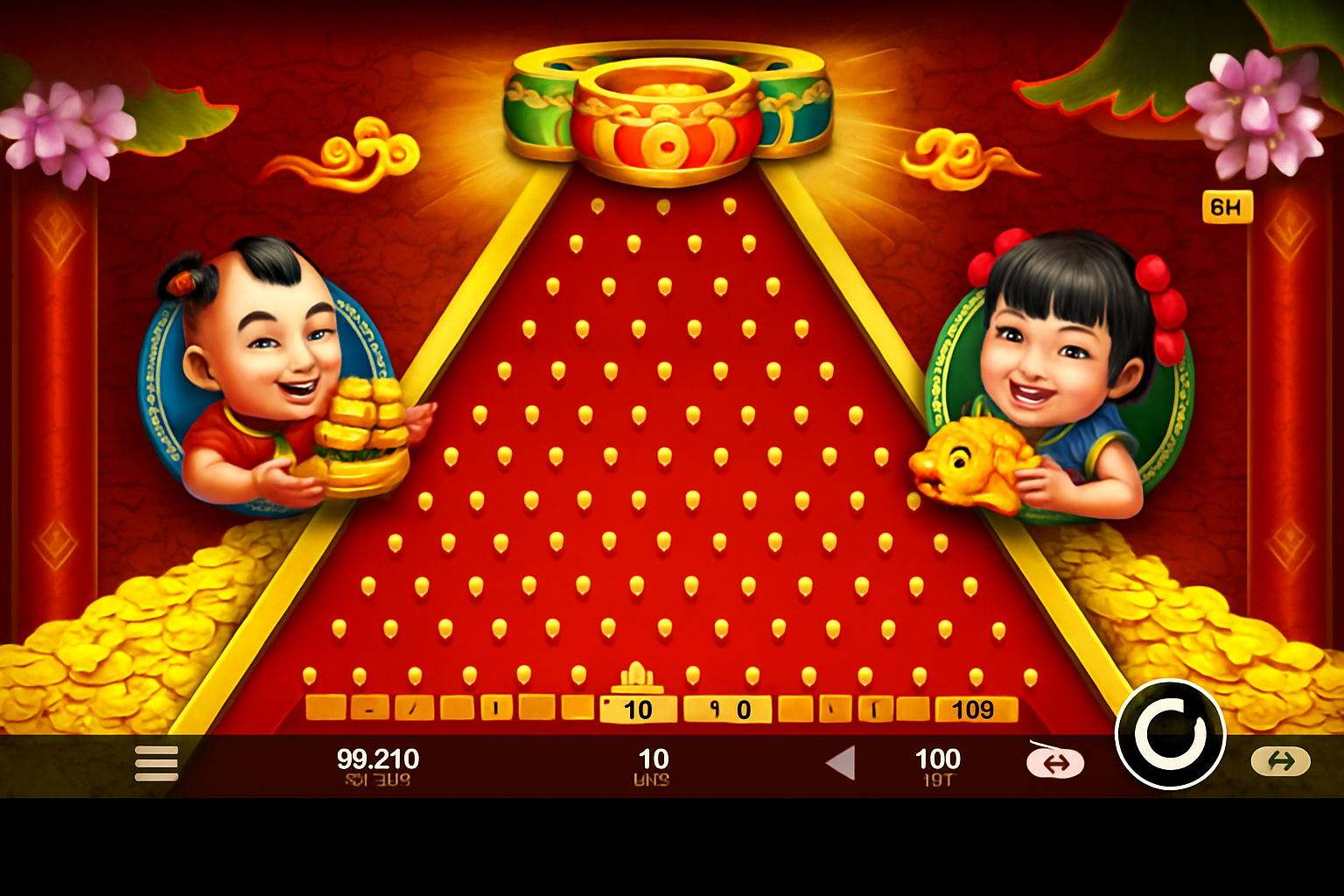 Golden Plinko preview